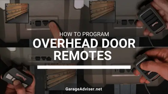 overhead door remote programming