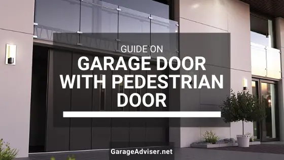 garage door with man door
