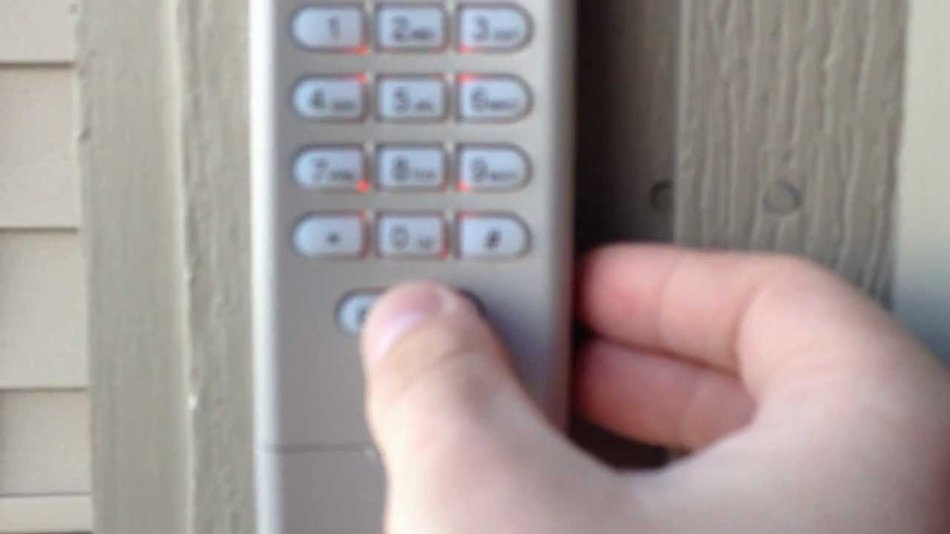 keypad for garage door