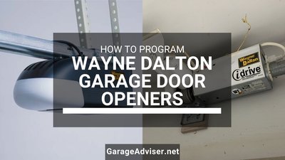 Programming Wayne Dalton Garage Door, How To Open Wayne Dalton Garage Door Manually