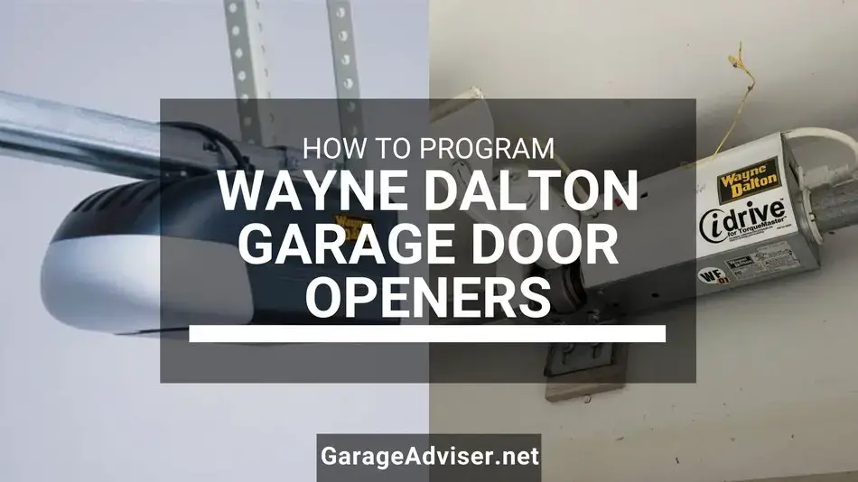 Programming Wayne Dalton Garage Door, How To Change The Code On A Wayne Dalton Garage Door Opener