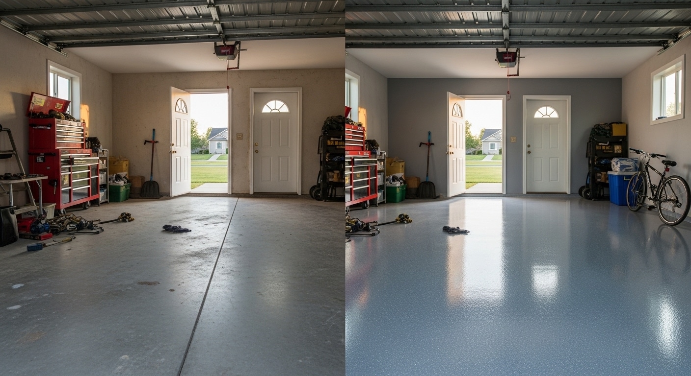 How to Paint a Garage Floor Like a PRO! Complete Guide - Garage Adviser